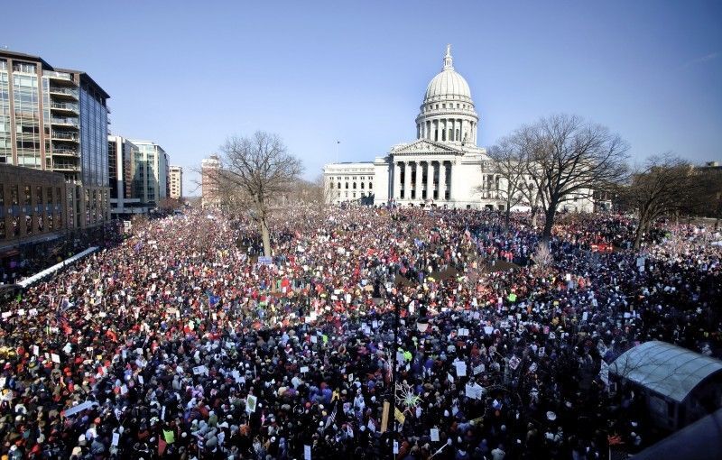 Massive turnout